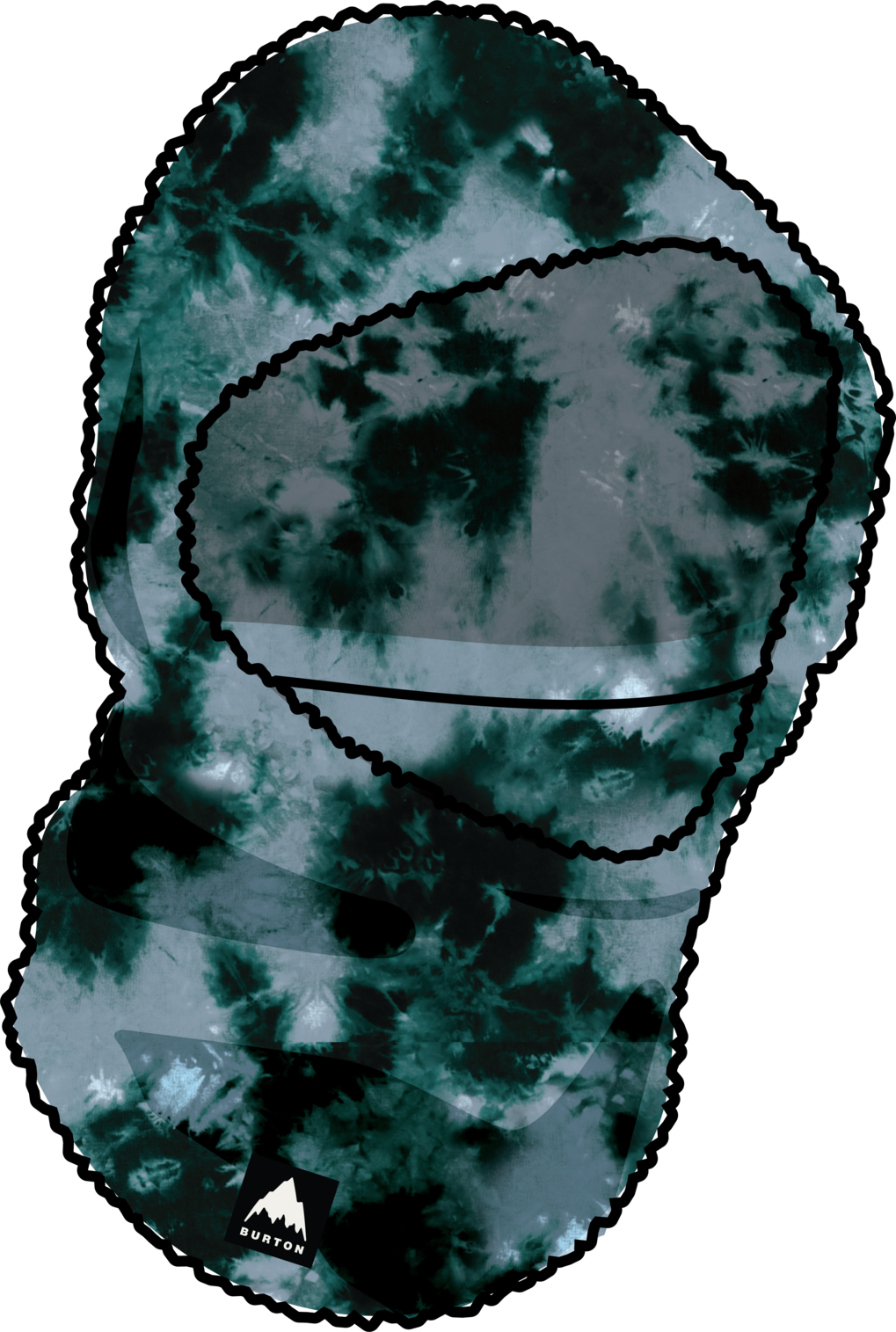 Kids' Burke Hood - Crumple Dye