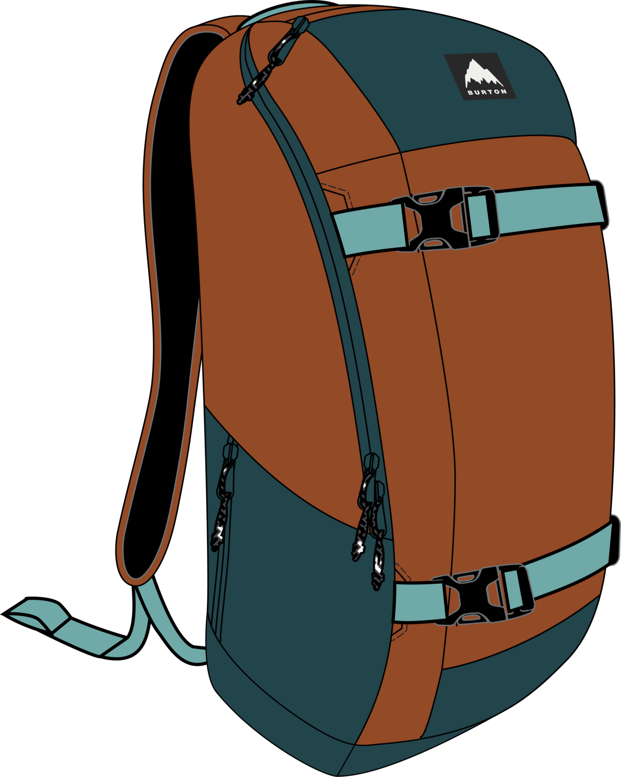 Kilo 2.0 27L Backpack - Spiced Chai/Atlantic Teal