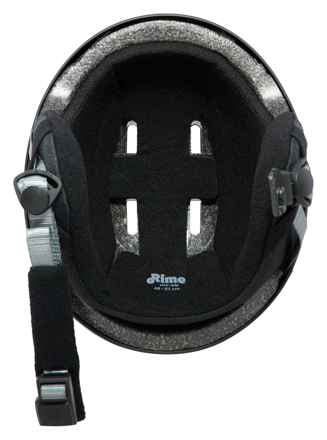 Kids' Rime 3 Ski & Snowboard Helmet - Black EU