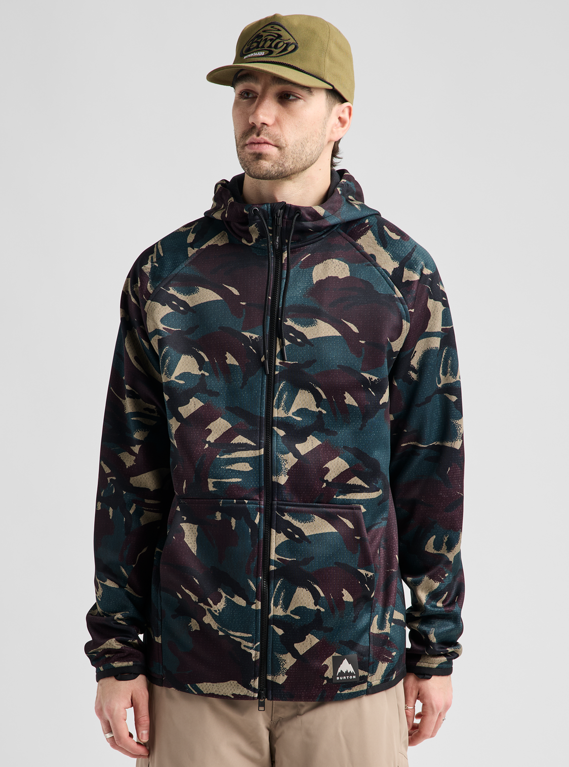 Men's Crown Weatherproof Full-Zip Fleece - Seersucker Camo