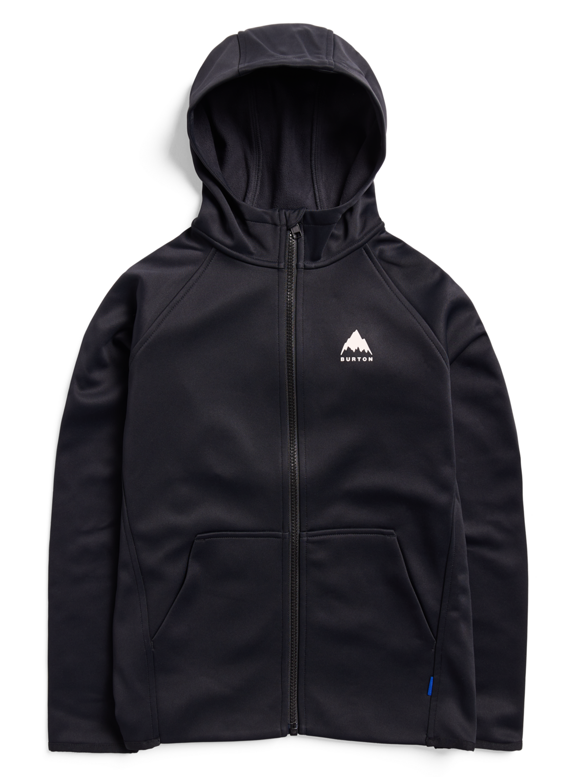 Kids' Burton Crown Weatherproof Full-Zip Fleece - True Black