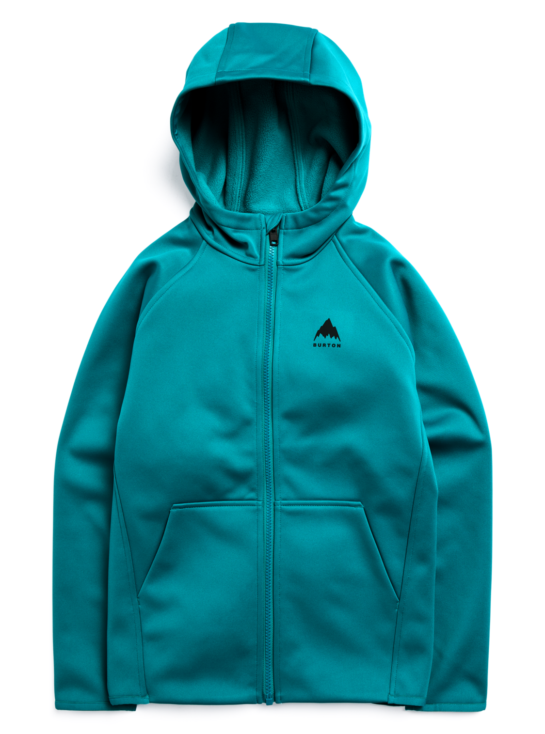 Kids' Burton Crown Weatherproof Full-Zip Fleece - Pacific Teal