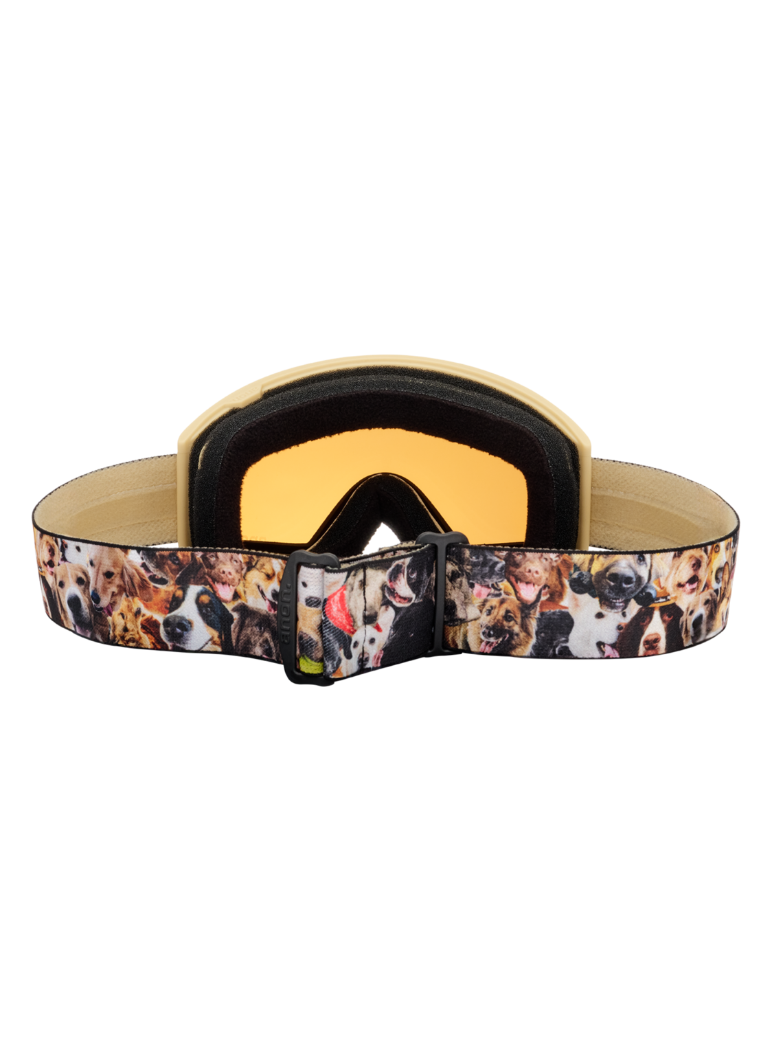 Tracker 2.0 Goggles + MFI® Face Mask - Shop Dogs / Silver Amber