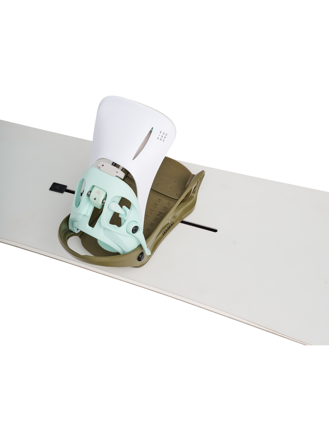 Women's Step On® Escapade Re:Flex Snowboard Bindings - White/Dried Moss