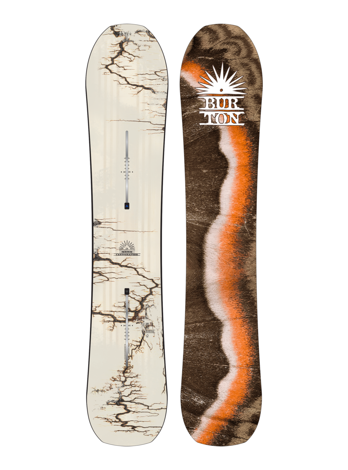 Cartographer Camber Snowboard - Fractal Burning