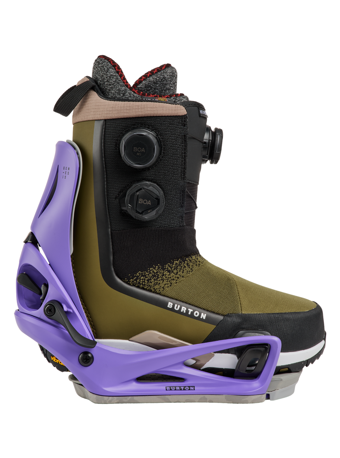 Men's Step On® Genesis Re:Flex Snowboard Bindings - Purple Voltage