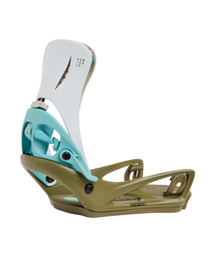 Men's Step On® Genesis Re:Flex Snowboard Bindings - White/Dried Moss