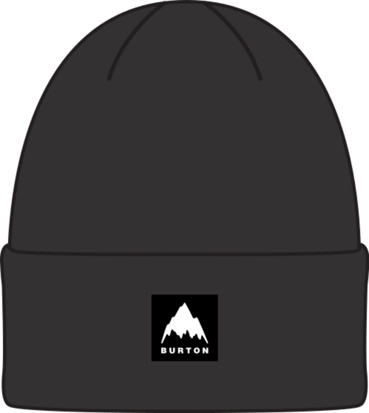 Recycled Kactusbunch Tall Beanie - True Black