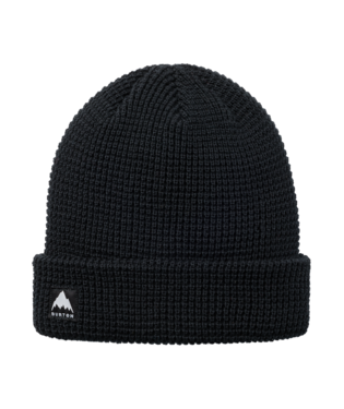 Recycled Waffle Beanie - True Black