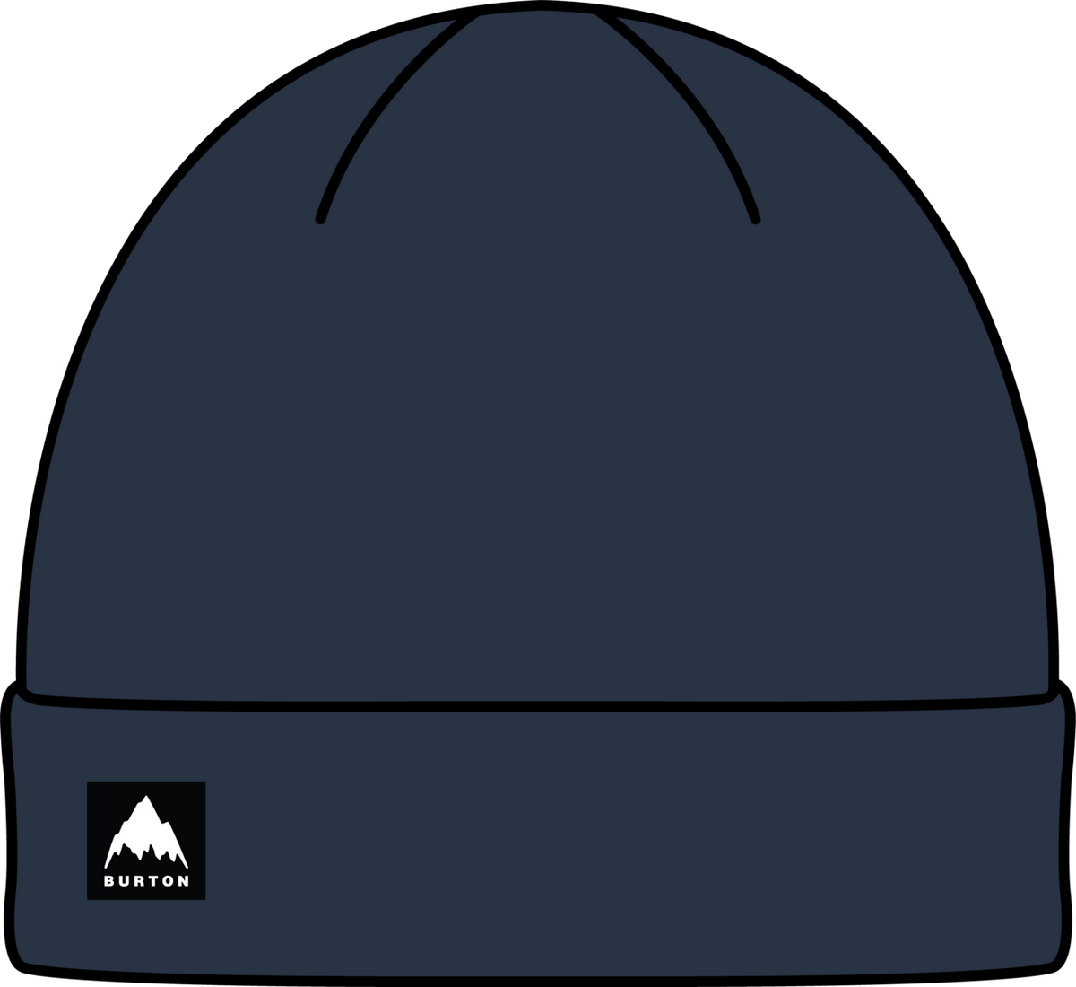 Recycled Waffle Beanie - Dress Blue