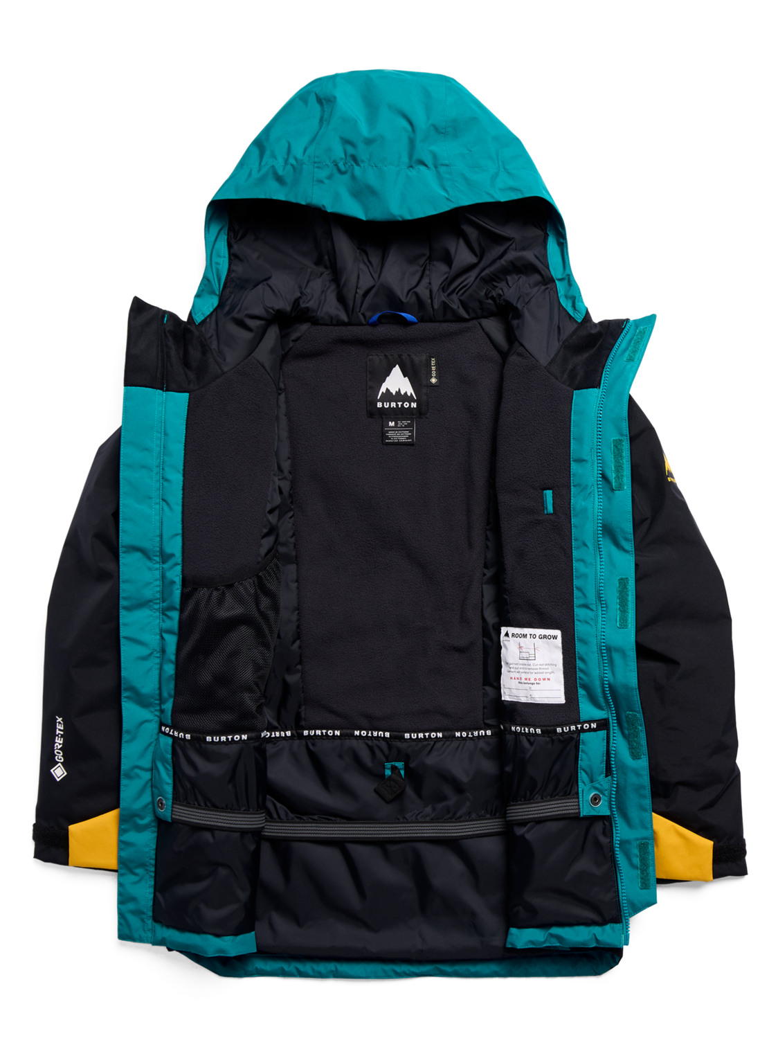 Kids' Powline GORE-TEX 2L Jacket - Pacific Teal/Goldenrod/True Black