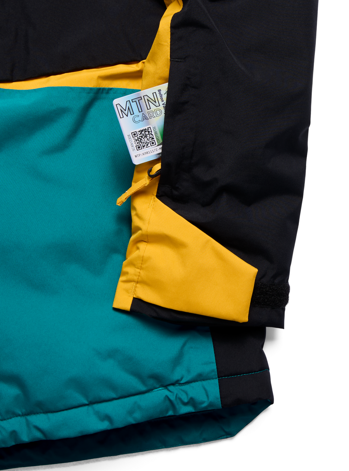 Kids' Powline GORE-TEX 2L Jacket - Pacific Teal/Goldenrod/True Black