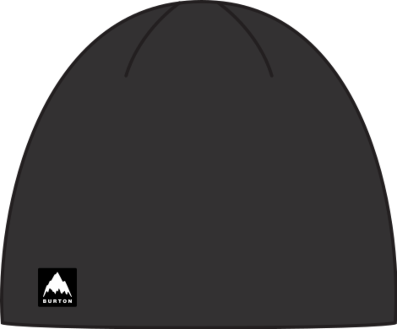 Mountain High Fleece-Lined Beanie - True Black