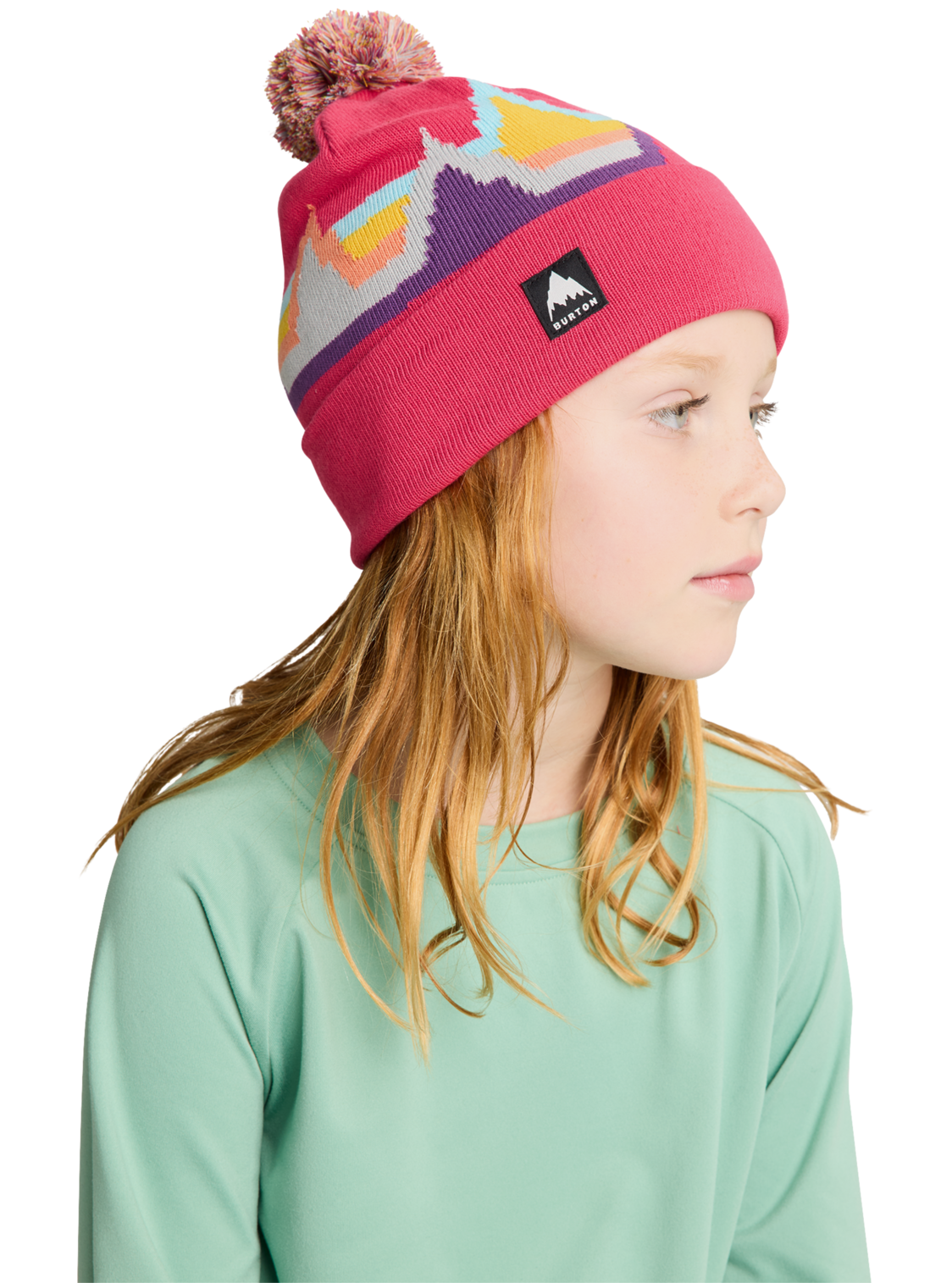 Kids' Recycled Echo Lake Beanie - Azalea Pink