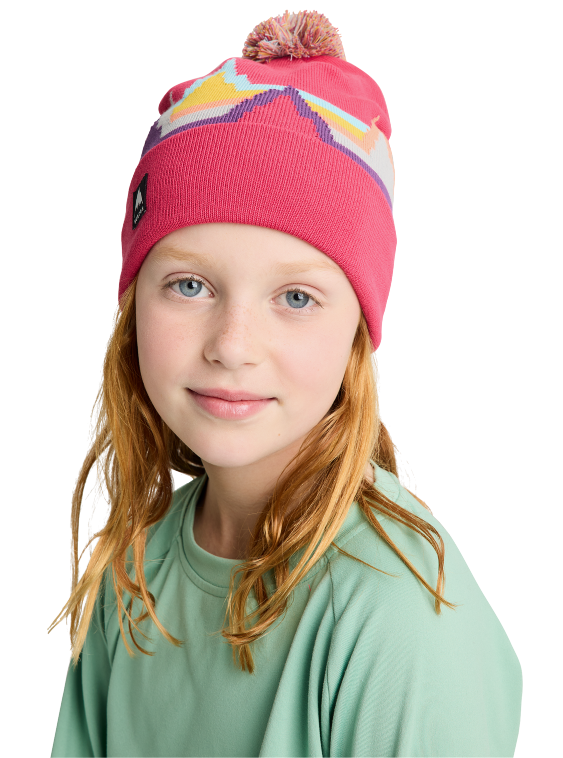 Kids' Recycled Echo Lake Beanie - Azalea Pink