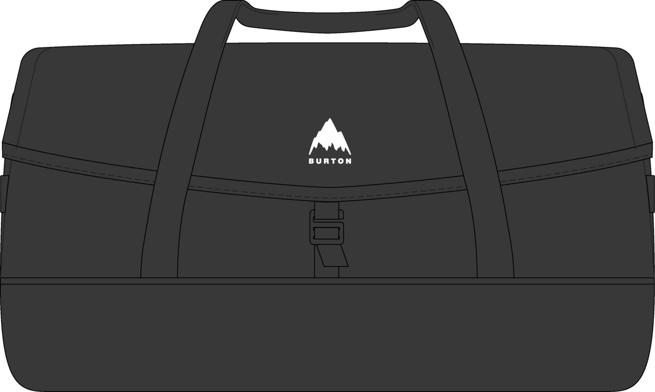 Flight Attendant 90L Duffel Bag - True Black