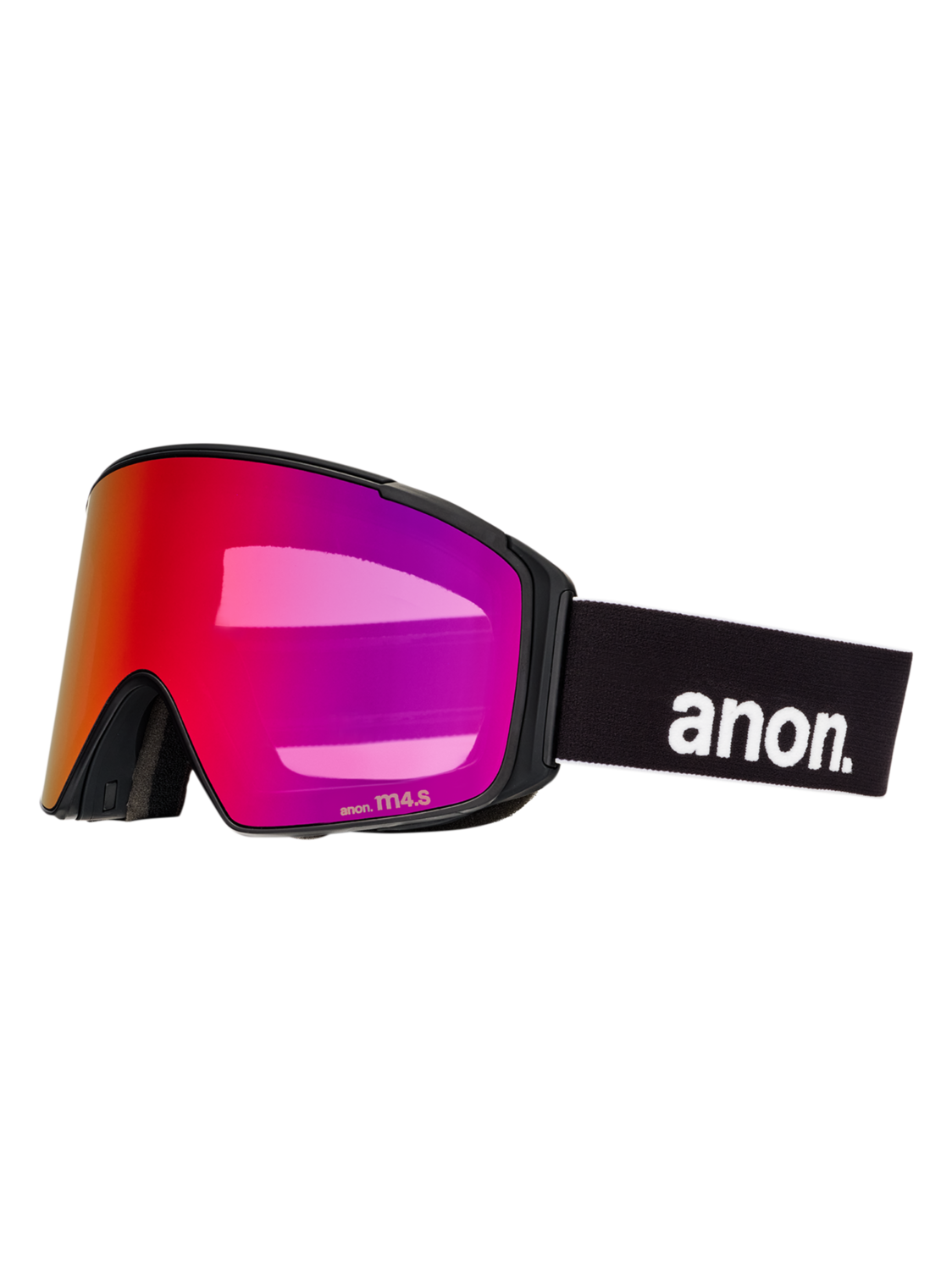 M4S Goggles (Cylindrical) + Bonus Lens + MFI® Face Mask - Black/Perceive Sunny Red