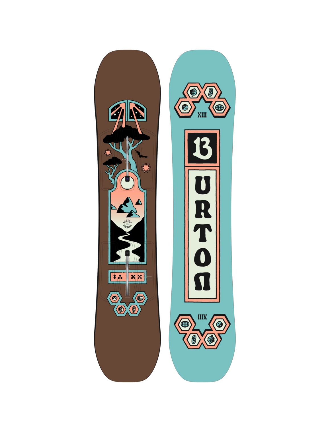 Kids' Smalls Snowboard - BROWN/BLUE
