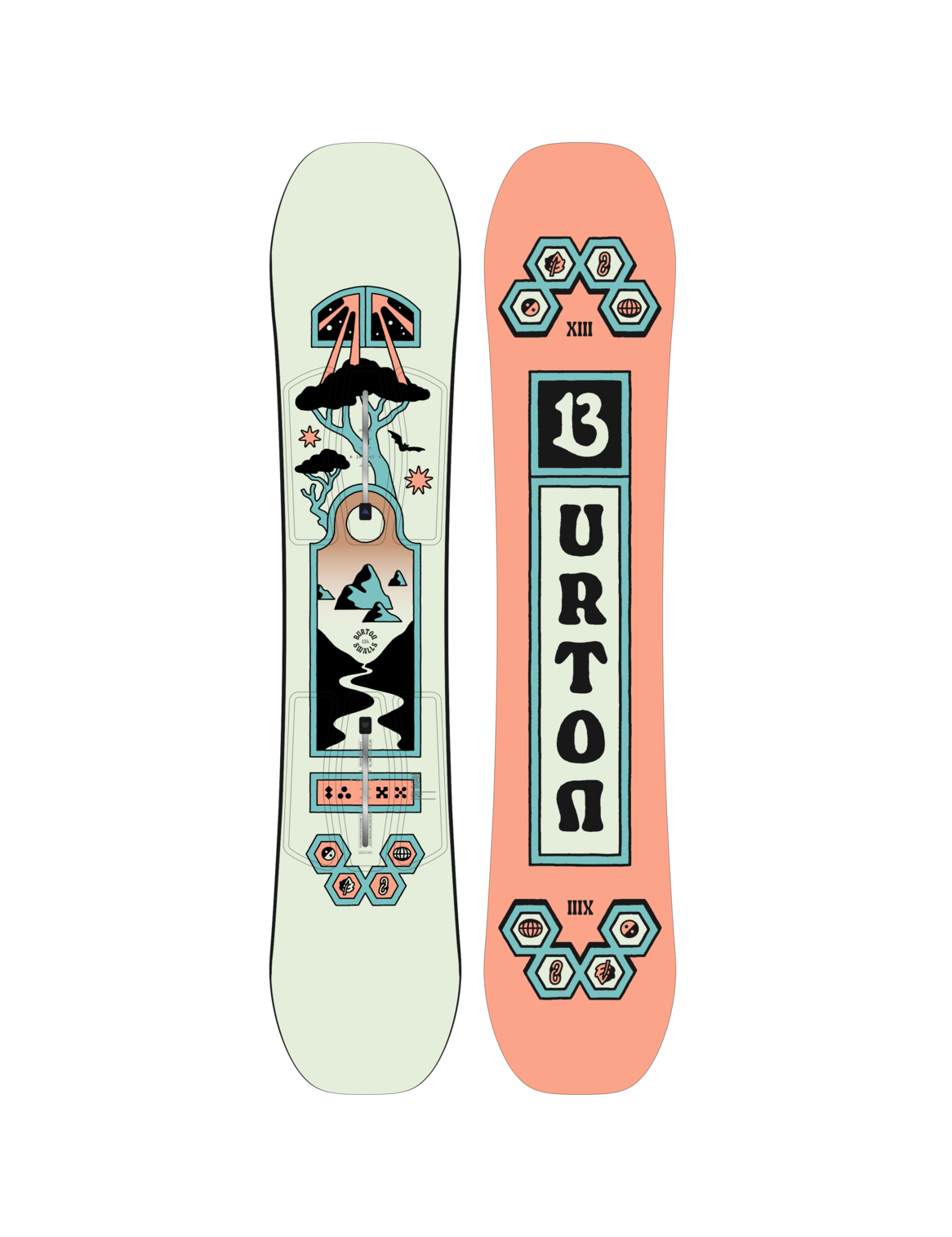 Kids' Smalls Snowboard - Mint Coral