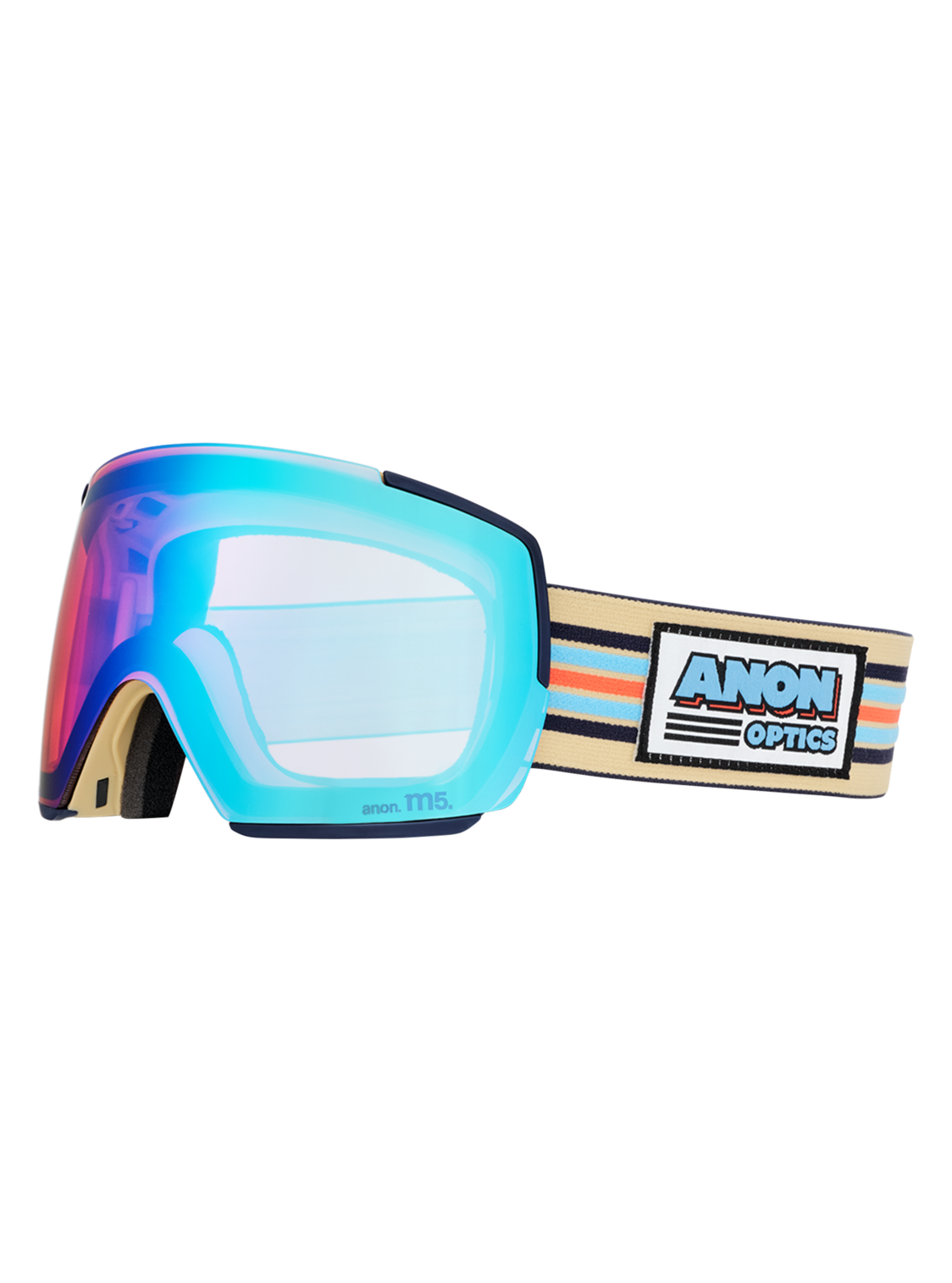 M5 Goggles + Bonus Lens + MFI® Face Mask - Vintage / Perceive Variable Blue