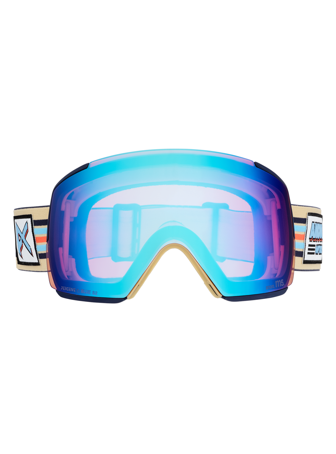 M5 Goggles + Bonus Lens + MFI® Face Mask - Vintage / Perceive Variable Blue