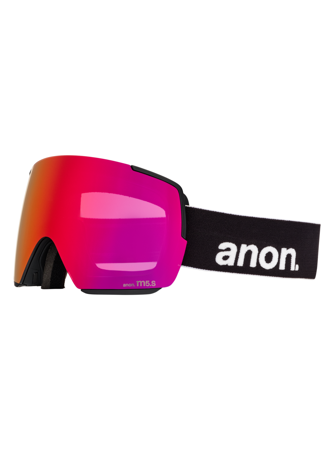 M5S Goggles + Bonus Lens + MFI® Face Mask - Black/Perceive Sunny Red