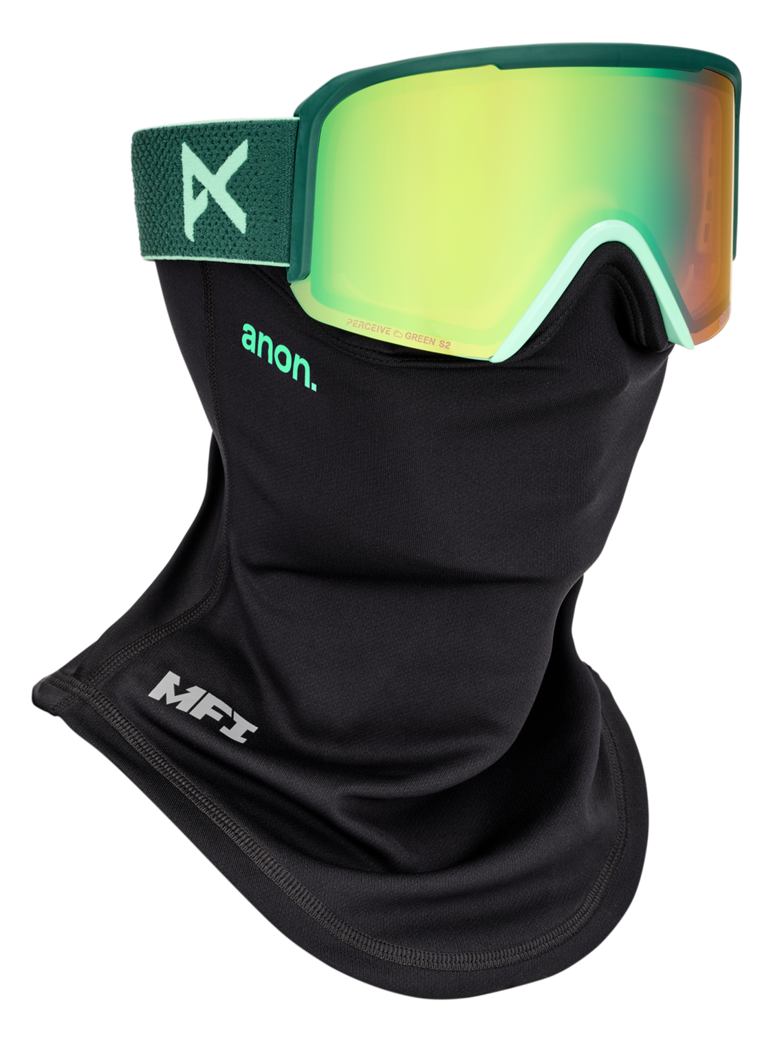Nesa Goggles + Bonus Lens + MFI® Face Mask - Brunswick Green / Perceive Variable Green