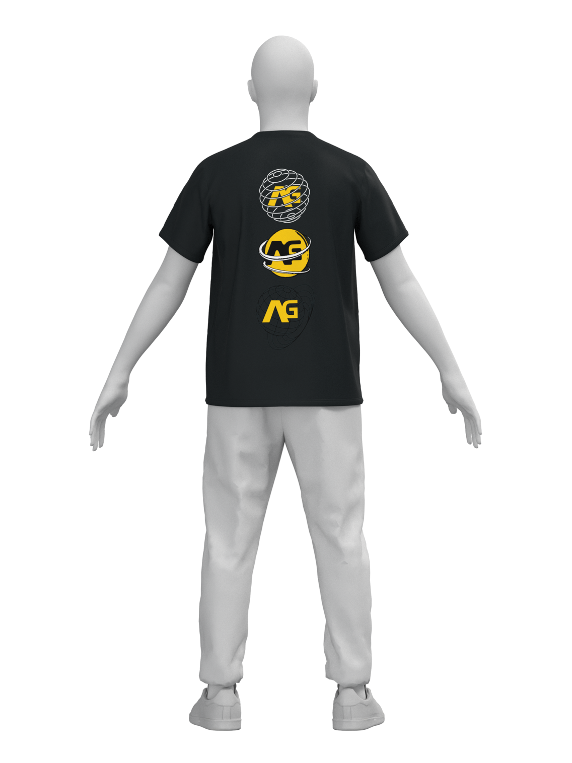AG Outfall T-Shirt - True Black