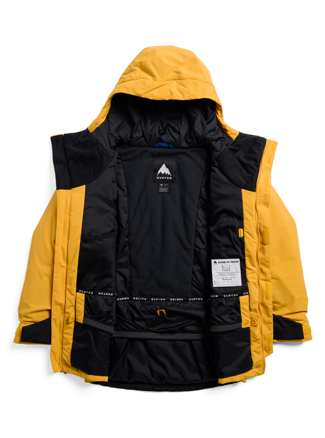 Kids' Ascutney 2L Jacket - Goldenrod/True Black