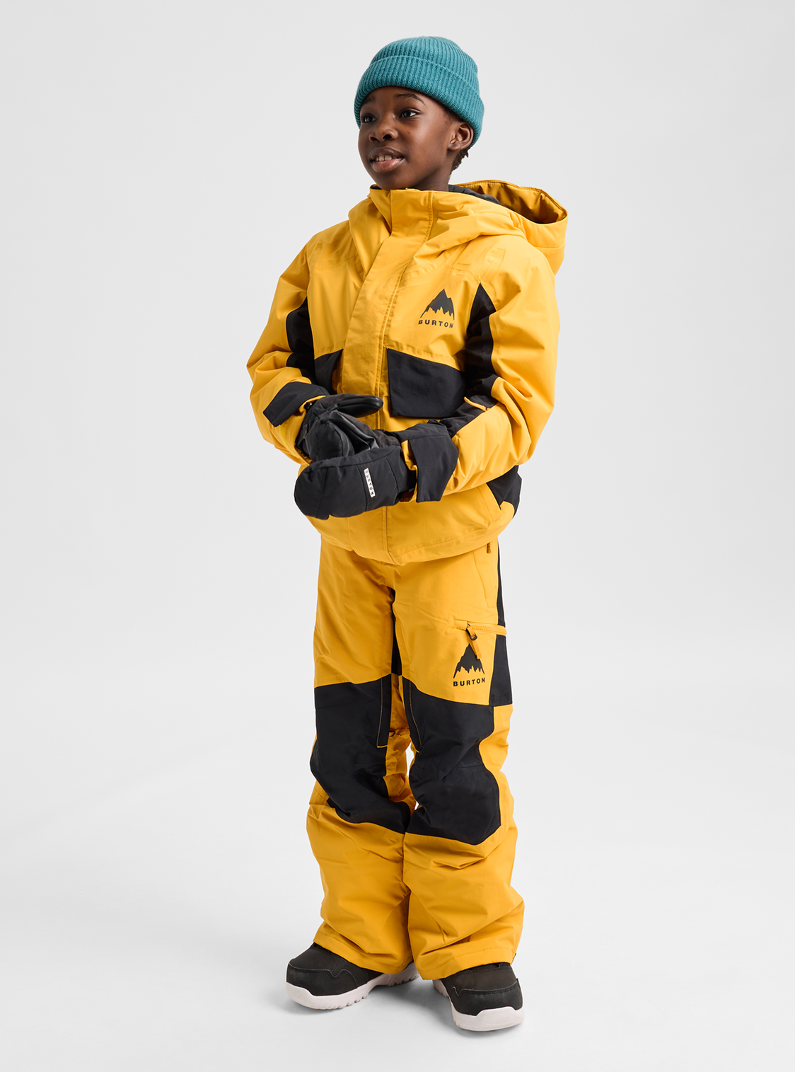 Kids' Ascutney 2L Jacket - Goldenrod/True Black