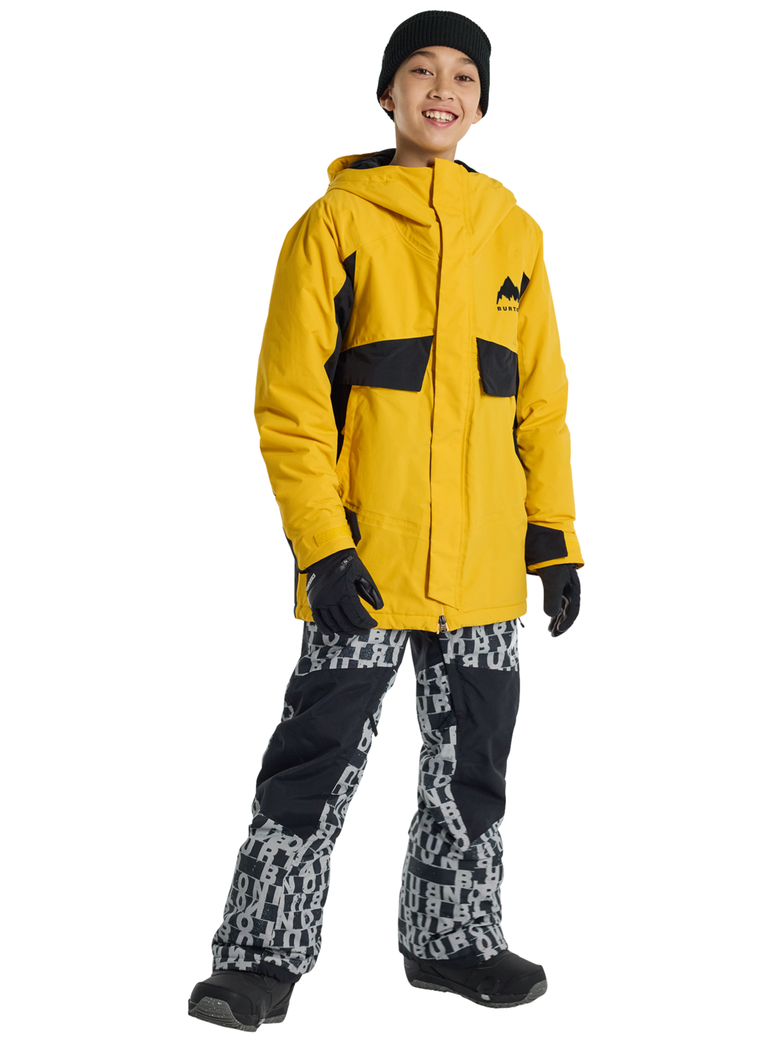 Kids' Ascutney 2L Jacket - Goldenrod/True Black
