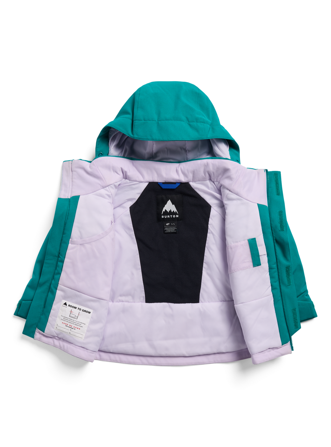 Toddlers' Ascutney 2L Jacket - Pacific Teal/Moondust Purple/True Black