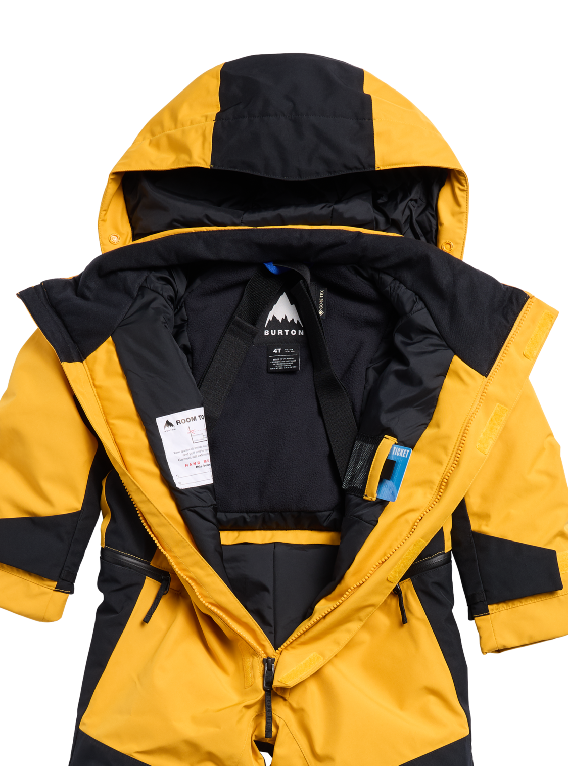 Toddlers' Outbeam GORE-TEX 2L One Piece - Goldenrod/True Black