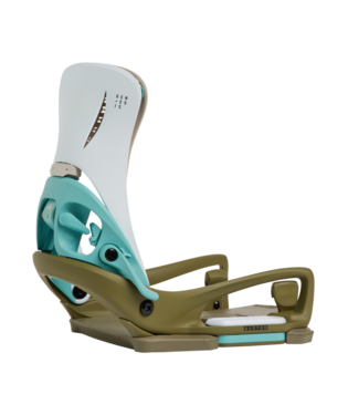 Men's Step On® Genesis EST® Snowboard Bindings - White/Dried Moss