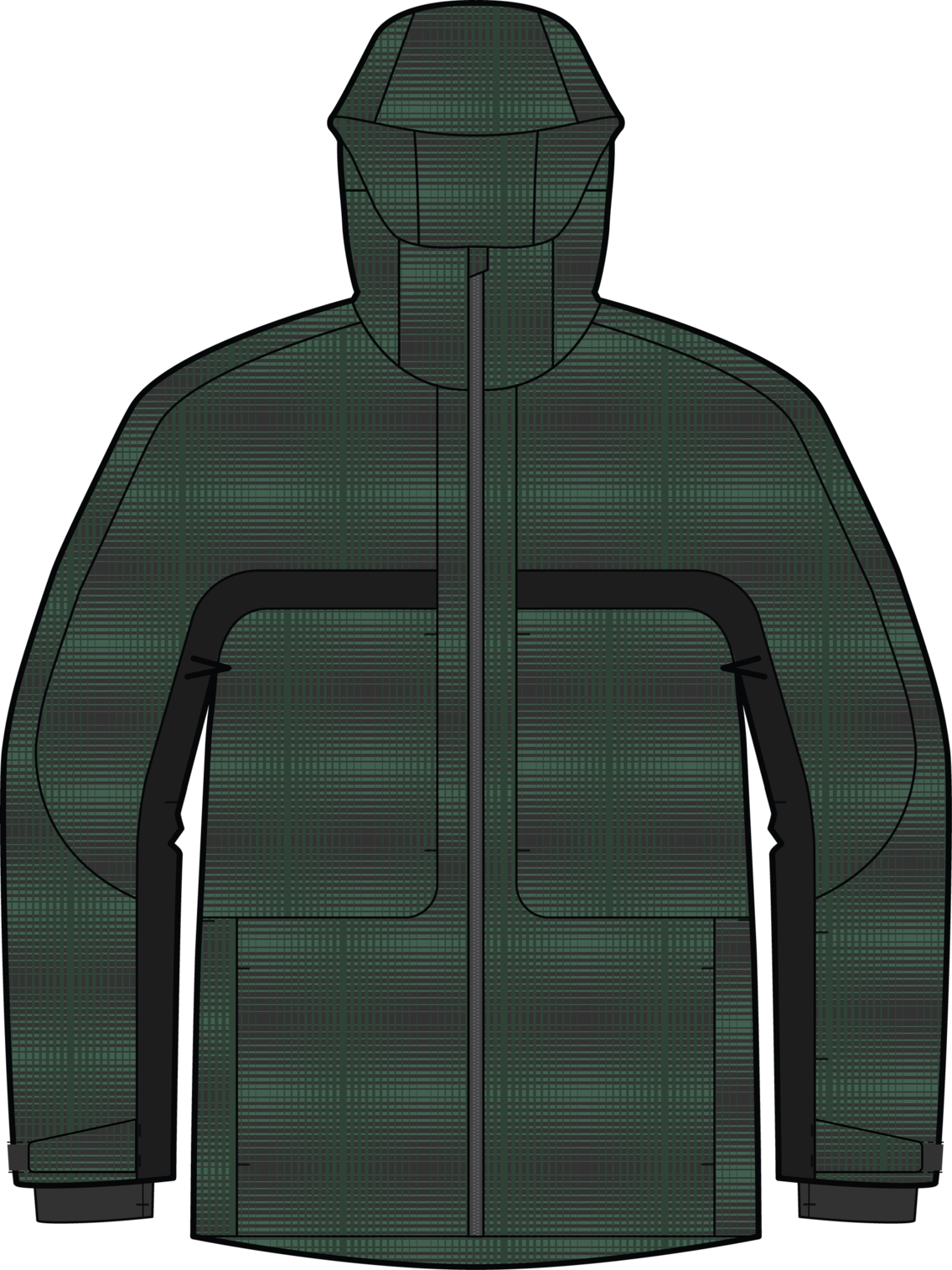 AG Flyrail GORE-TEX 2L Jacket - GNGGRNPLD/TRUBLK