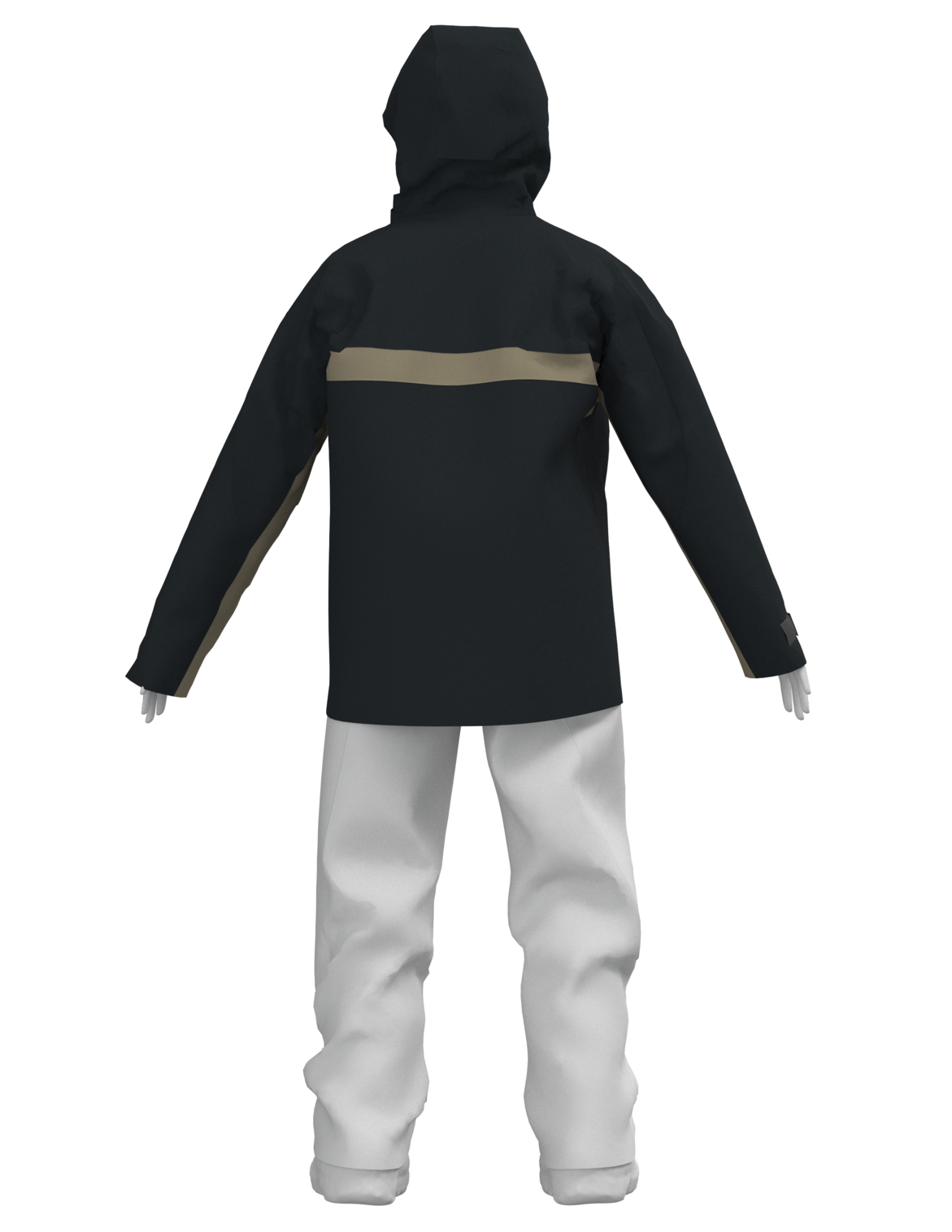 AG Flyrail GORE-TEX 2L Jacket - TRUBLK/BEIGEAGNSTMCH