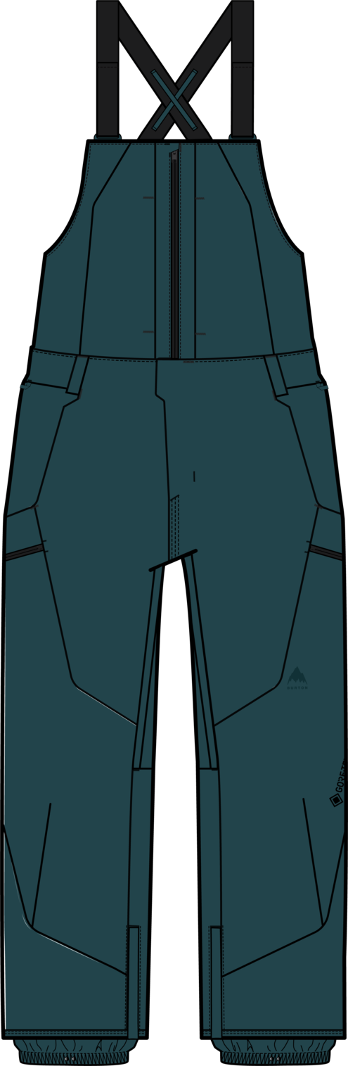 Men's Reserve GORE-TEX 2L Bib Pants - Atlantic Teal