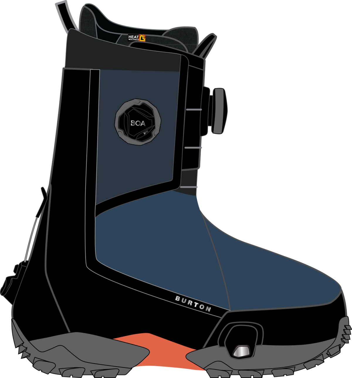 Men's Highshot X Step On® Snowboard Boots - Selvedge Blue