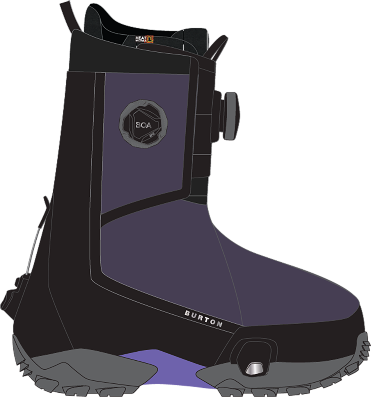 Women's Highshot X Step On® Snowboard Boots - Nightshade Purple