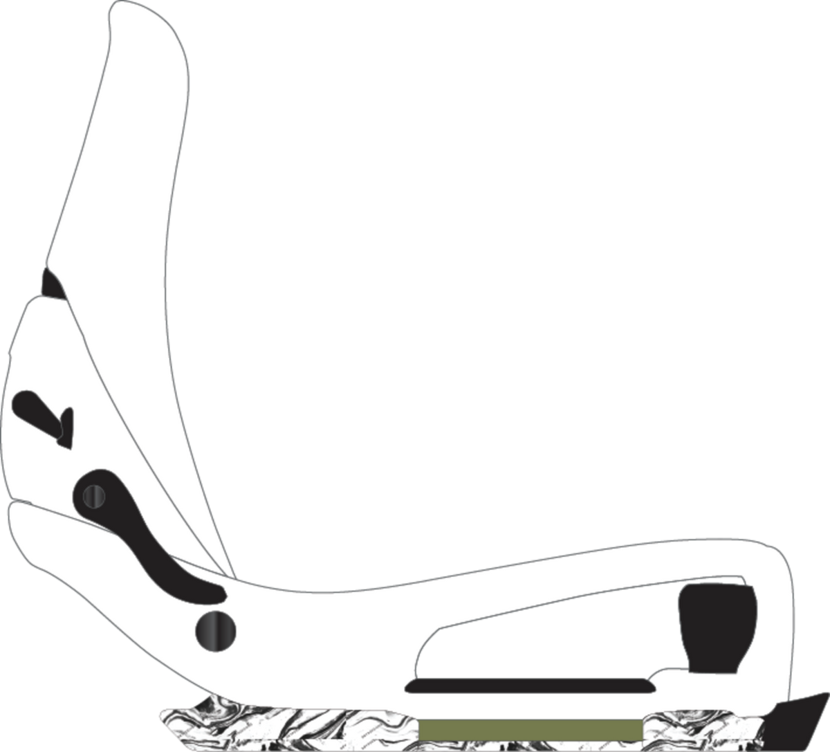 Men's Step On® Cartel X EST® Snowboard Bindings - White