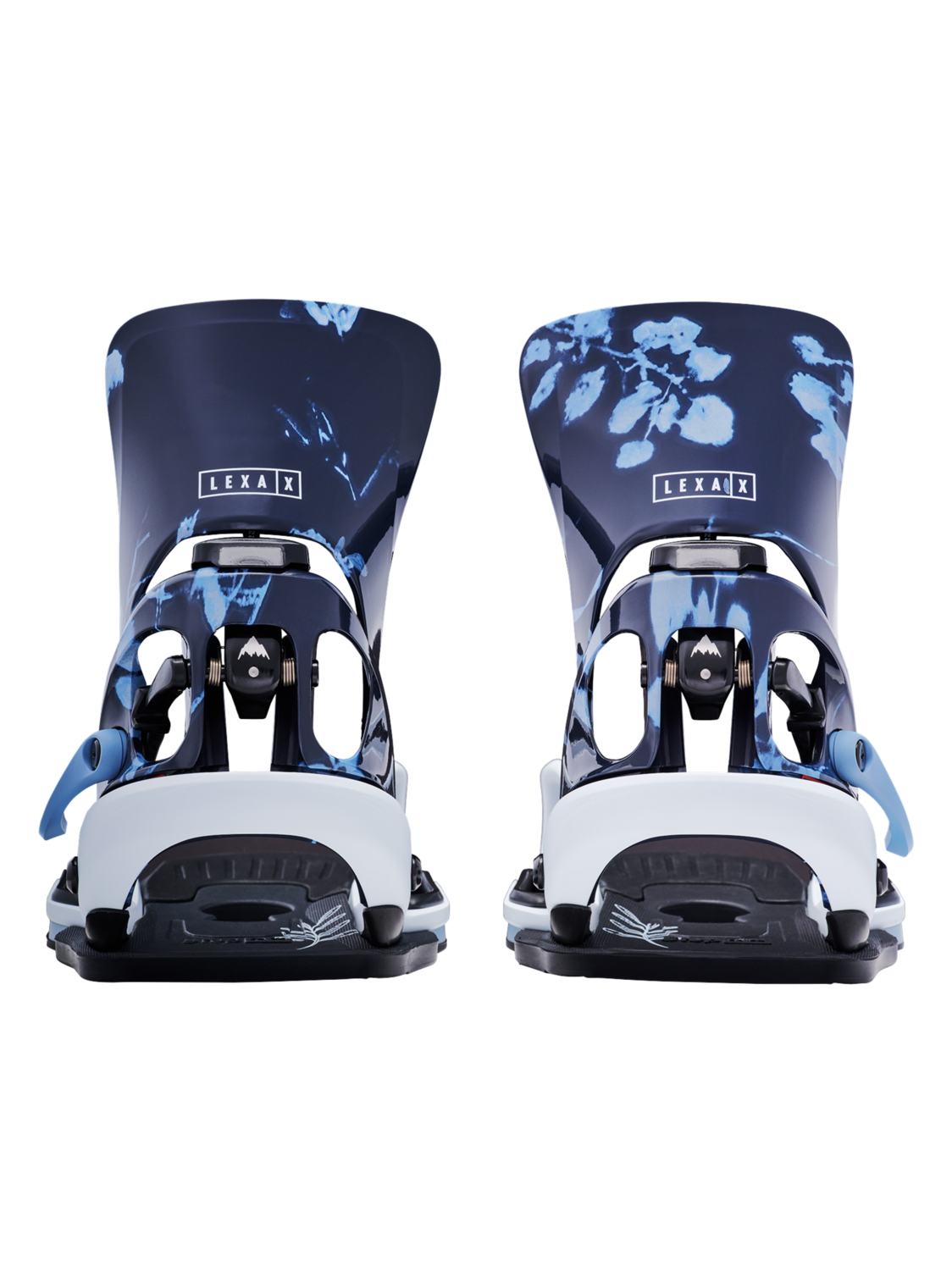 Women's Step On® Lexa X EST® Snowboard Bindings - Cyanotype Floral/White