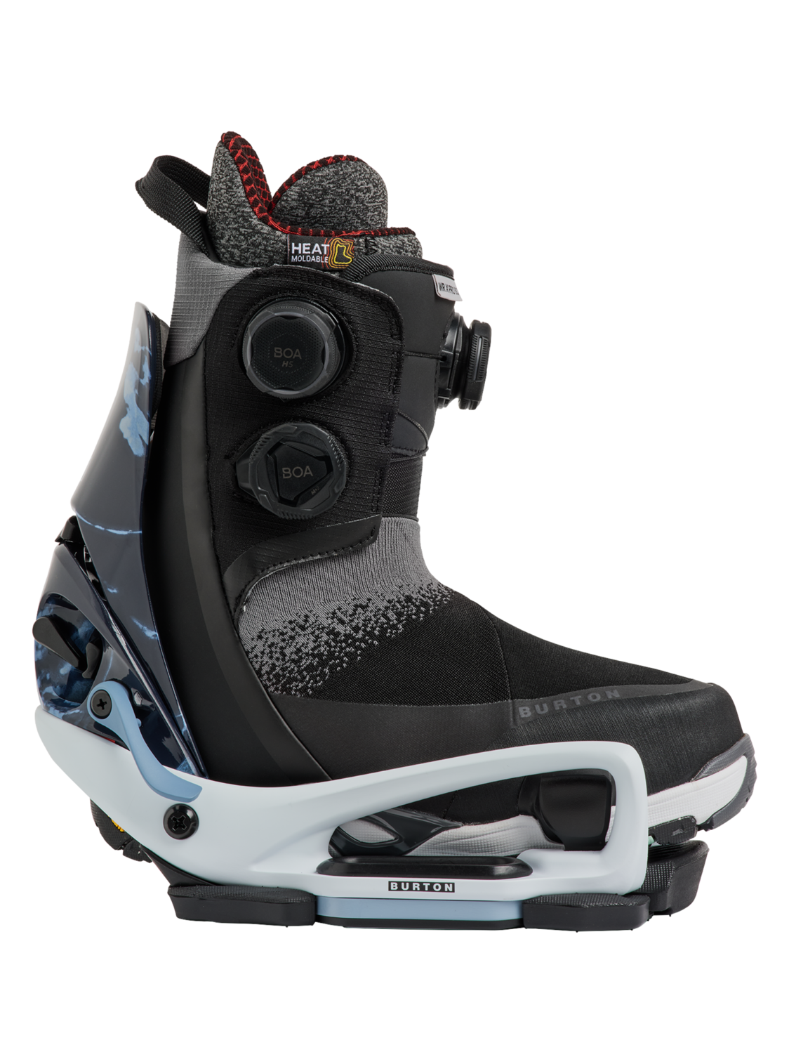 Women's Step On® Lexa X EST® Snowboard Bindings - Cyanotype Floral/White