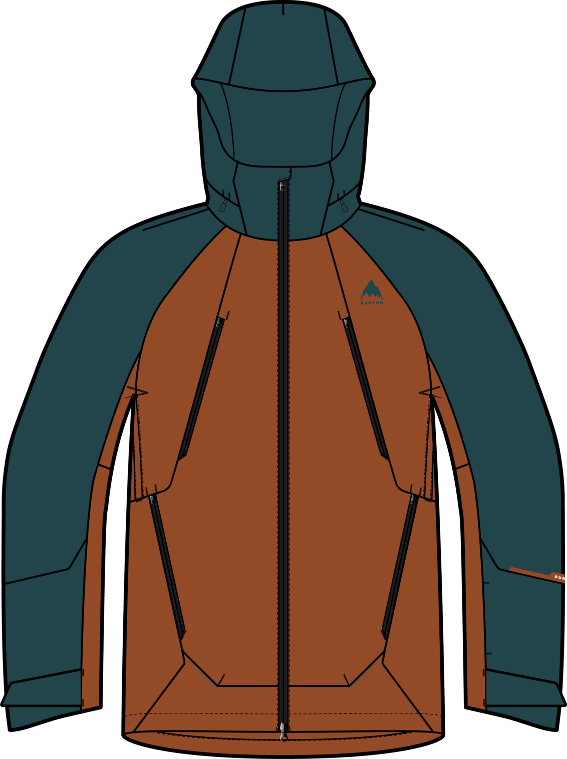 Men's Reserve GORE-TEX 2L Insulated Jacket - Atlantic Teal/Spiced Chai