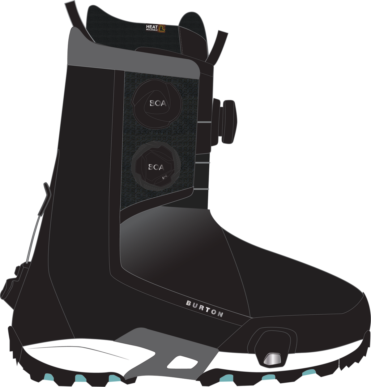 Men's Highshot X Pro Step On® Snowboard Boots - Black