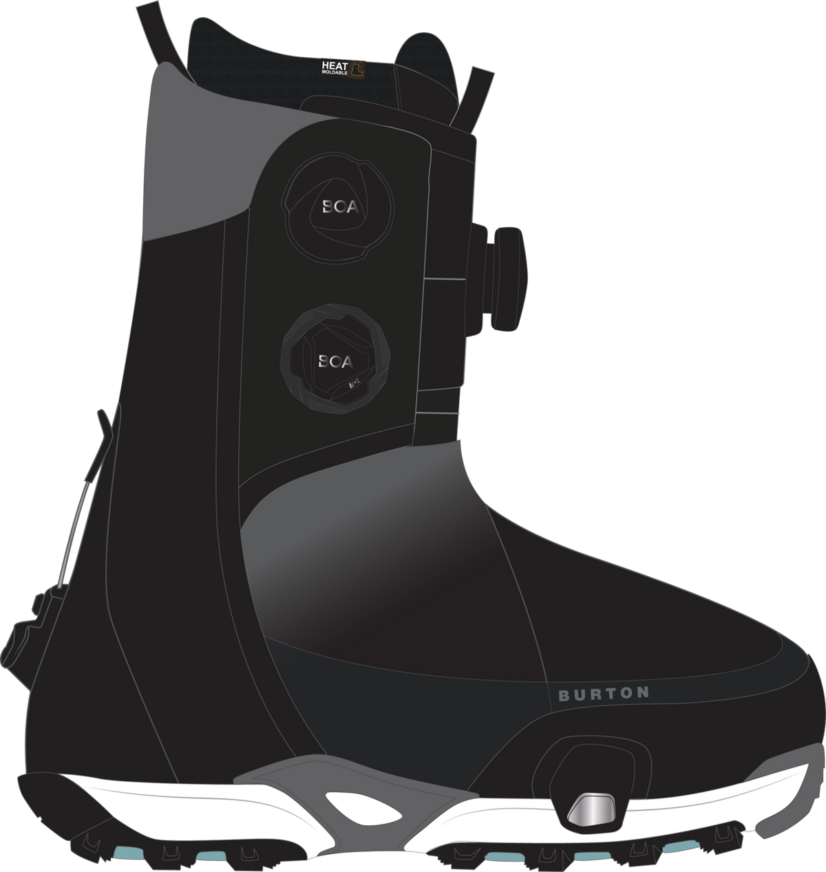 Men's Waverange X Pro Step On® Snowboard Boots - Black