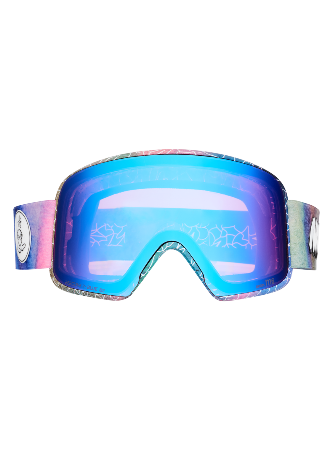 M6 Goggles + Bonus Lens + MFI® Face Mask - LB Watercolor / Perceive Variable Blue