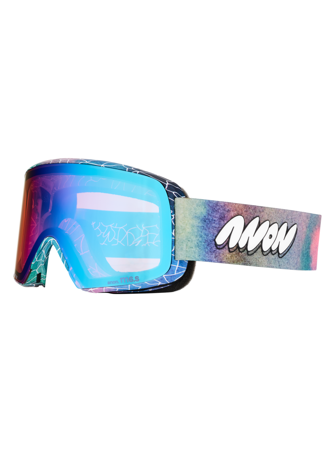 M6S Goggles + Bonus Lens + MFI® Face Mask - LB Watercolor / Perceive Variable Blue