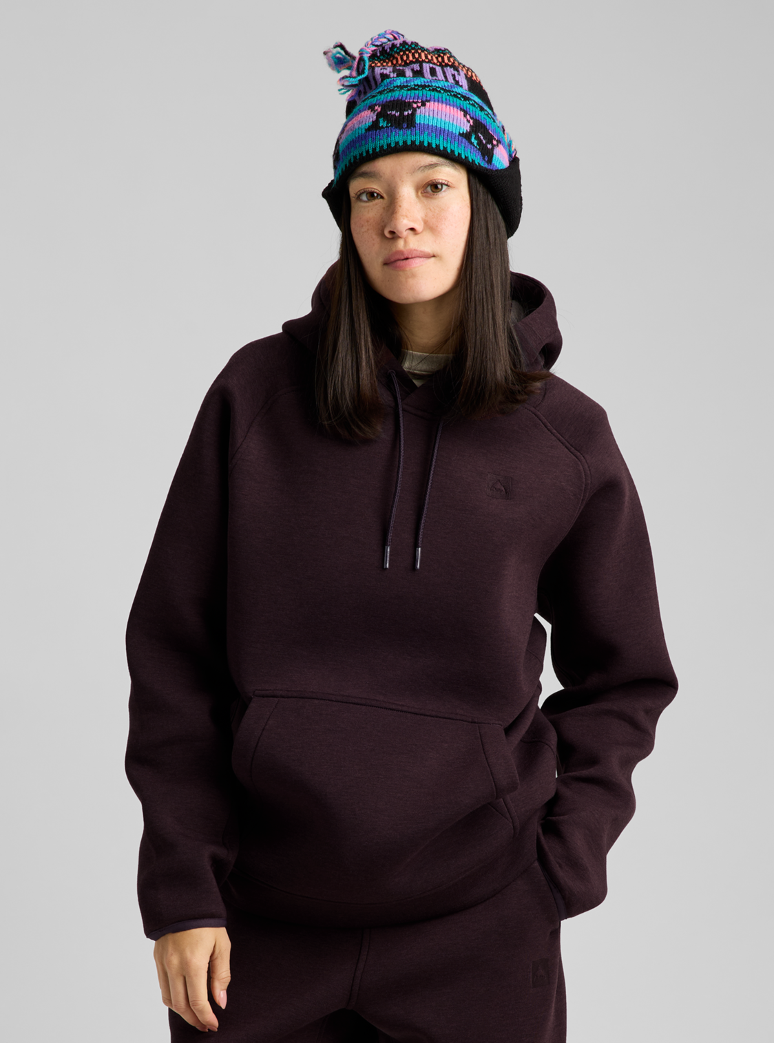 Women's SpaceCloud Pullover Hoodie - Bear Hug Brown Heather