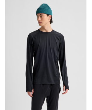 Men's Synthetic Midweight Base Layer Crew - True Black