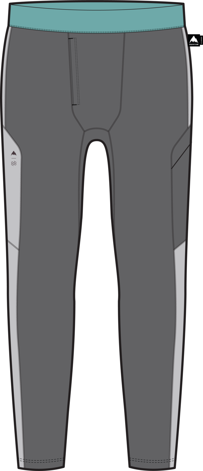 Men's Synthetic Midweight Base Layer Pants - Gotham Gray/Gray Cloud